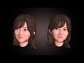 Stylized 3D Sculpt of Saori Araki