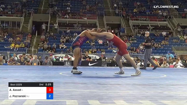 182 Lbs Quarters Abe Assad Illinois Vs John Poznan...