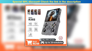 Must Buy Open Source R36S Retro Handheld Video Game Console Linux System 3.5Inch IPS Screen Mini Po