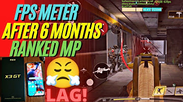 POCO X3 GT AFTER *6* MONTHS RANKED MULTIPLAYER 🔥 GAMING TEST CODM REVIEW MEDIUM GRAPHICS 6 FINGERS