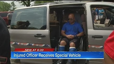 Officer Wagstaff receives special vehicle