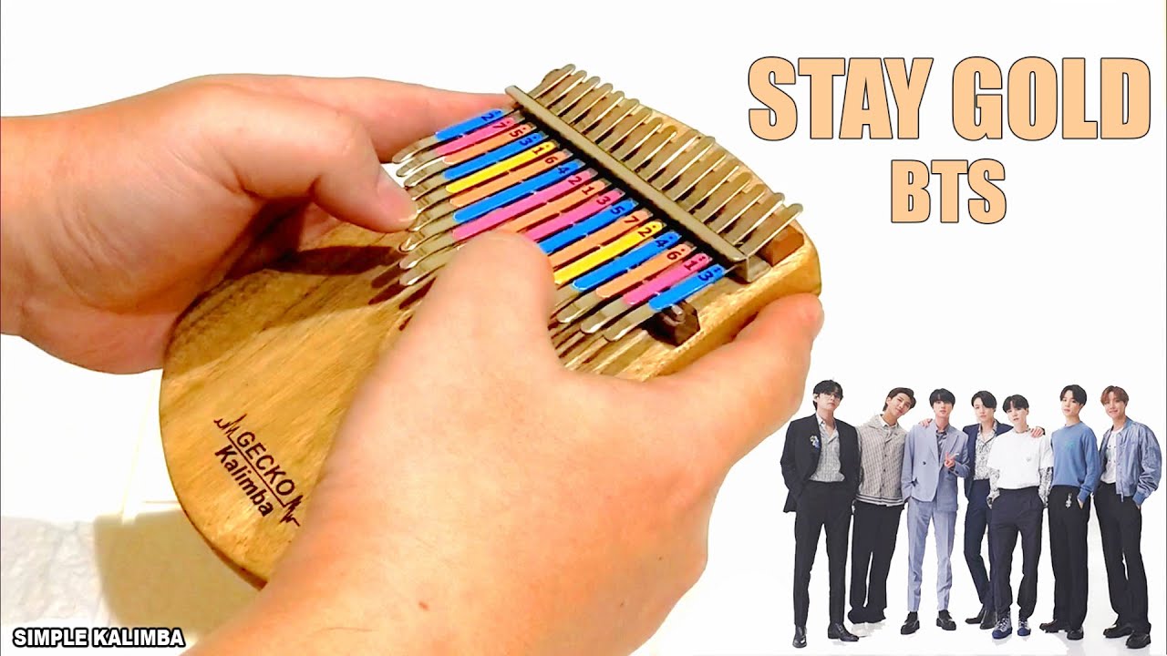 BTS (방탄소년단) 'Stay Gold' •Kalimba Easy Tutorial• YouTube