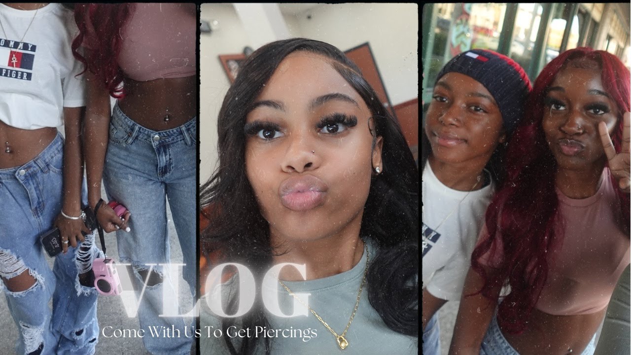 VLOG || Come Get Piercings With Us