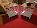 DIY Farmhouse End Tables DIY Farmhouse End Tables