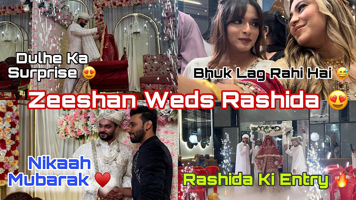Zeeshan Weds Rashida 😍 | Nikah | Wedding | Nikah Mai Mila Surprise 😍 | Anas Aliya | Fokats |