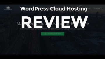 WordPress Cloud Hosting Review - Cloudways