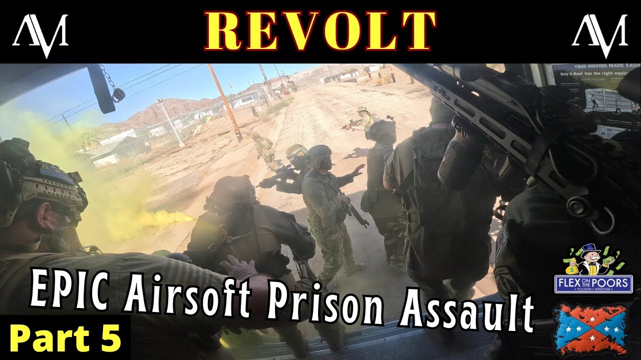 Airsoft Prison Takeover | American Milsim Revolt FINALE - 10 Gameplay Player POVs