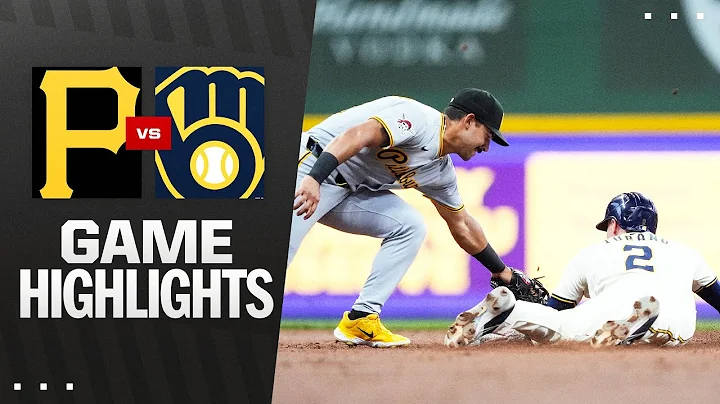 Pirates vs. Brewers Game Highlights (6/24/25) | MLB Highlights