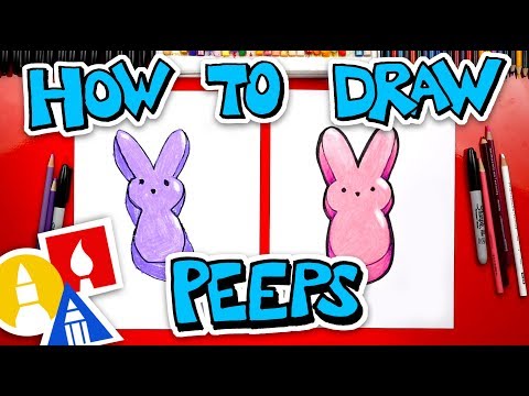 How To Draw An Easter Peeps Bunny