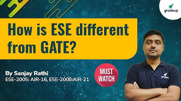How is ESE different from GATE?  Full Live Session By Sanjay sir (Ex-IES )