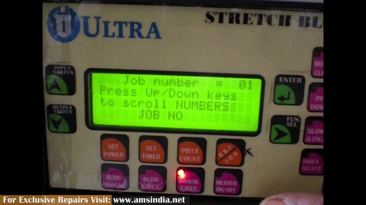 Repair of  Ultra Blow Moulding PLC UI PET 03 | Advanced Micro Services Pvt. Ltd.