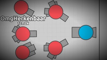 Diep.io - The Player That Always Teams (Destroying Teams in Diep.io)