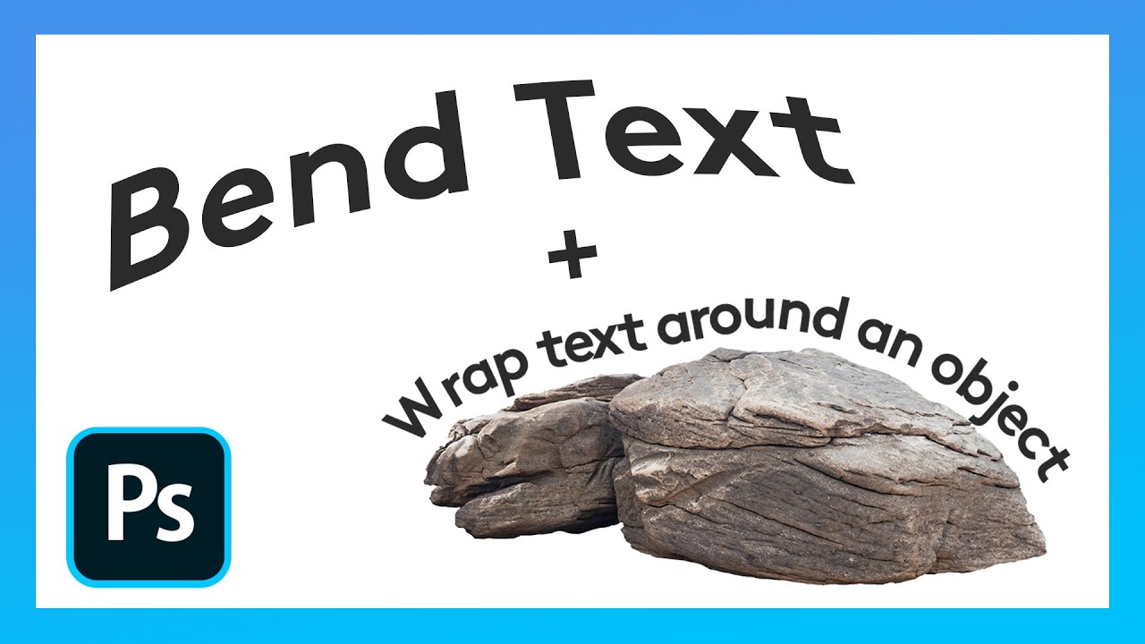 How to Curve Text in Photoshop | Adobe Tutorial - YouTube