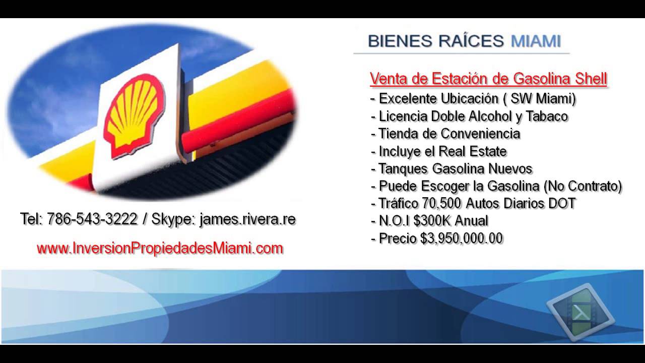 Gasolinera en Venta en Miami Marca Shell YouTube