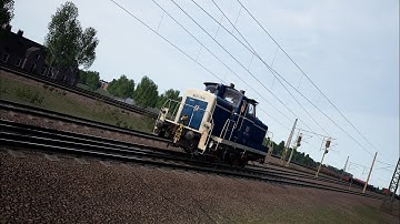Train Sim World 6 Cut and shunt scenario in DB BR 363 (sorry for audio and lag)