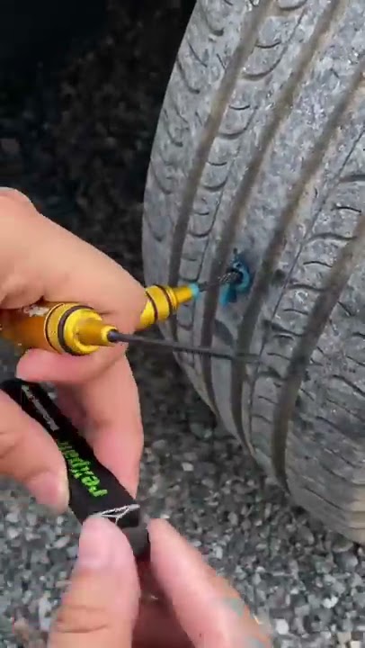 Extreme Tire Jumping Down A Mountain