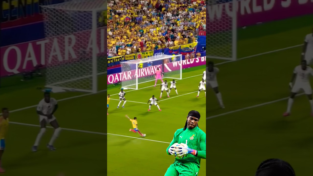 Ati Zigi saves against Colombia
