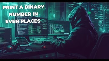 PRINT BINARY NUMBER IN THE EVEN PLACES IN 📐🔺🔻 PATTERN ||C || C++ || KEYSTROKES & COFFEE 👍💯