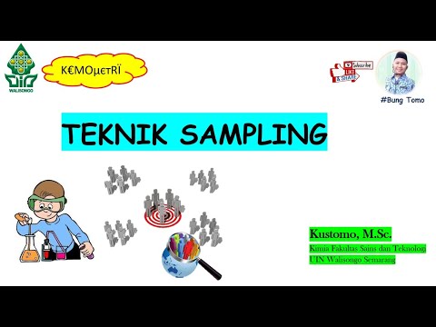 Teknik Pengambilan Sampel (Teknik Sampling) || Kuliah Kemometri