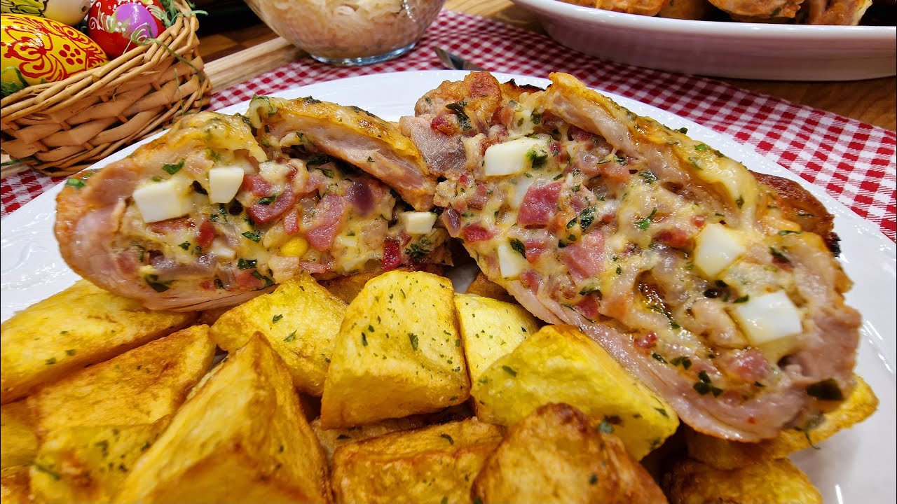 Töltött Pecsenye karaj Húsvéti finomság @szokykonyhaja