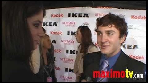 Daryl Sabara Interview | 2nd Annual STREAMY AWARDS | ARRIVALS