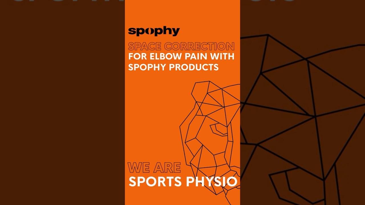 Space correction for elbow pain with Spophy products.