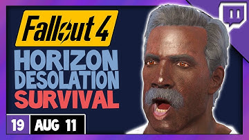Horizon Overhaul Mod - Desolation Survival - Fallout 4 Modded Gameplay stream part 19