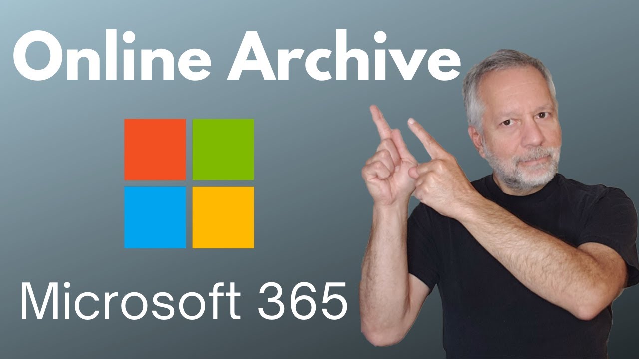 How To Use In Place Archive | Microsoft 365 Online Archive