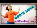 Gods love is so wonderful  action song for kids and students  with lyrics nursery rhymes