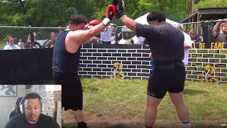 Heavy Weight Boxing Battle!! **MUST WATCH** #streetboxing