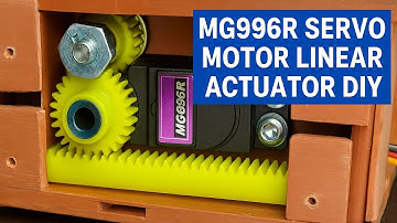 DIY Linear Actuator Demo Using MG996R Servo | Simple & Powerful!