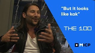 Celebrity The 100 season 5 interview Zach McGowan Wealth