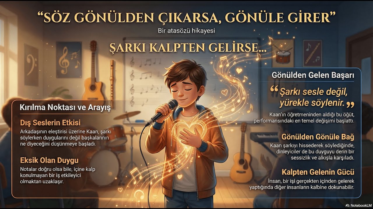 SÖZ GÖNÜLDEN ÇIKARSA, GÖNÜLE GİRER - Atasözü hikayesi
