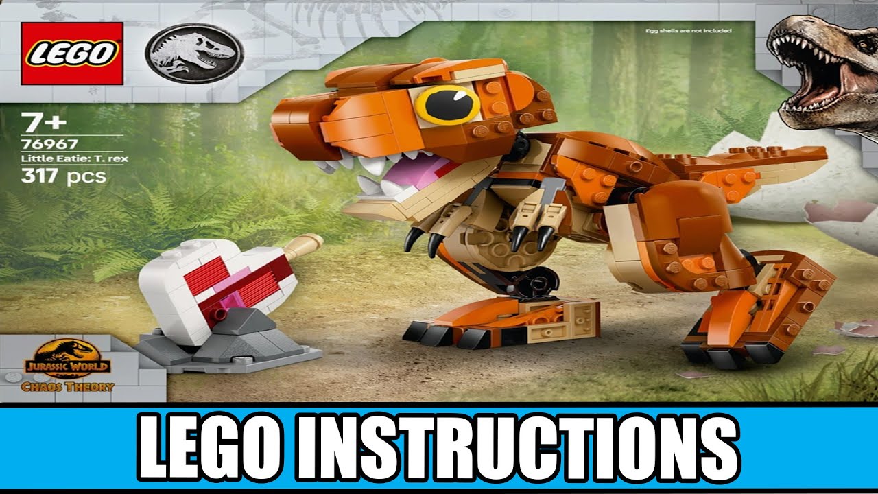 Jurassic World - Little Eatie: T. rex - Chaos Theory LEGO instructions