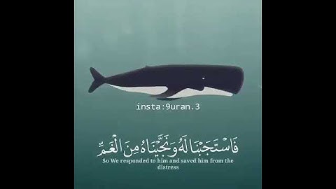 فاستجبنا له ونجيناه من الغم وكذلك ننجي المؤمنين |بصوت القارئ إسلام صبحي | مترجم " للانجليزيه "
