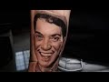 tatuando a cantinflas, como tatuar un retrato, tattoo Portrait, tattoo