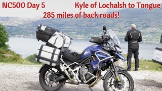 Wed 31st May - Day 5  Kyle of Lochalsh to Tongue