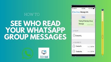 How to check if someone has read your message in a WhatsApp group?