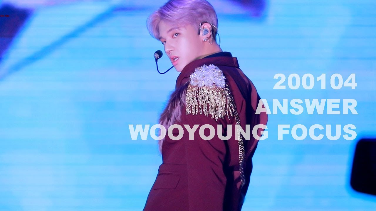 200104  에이티즈 _ ANSWER - 우영 직캠 WOOYOUNG FOCUS @ 골든디스크어워즈 GDA