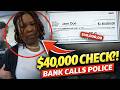 Woman Walks Into Bank With $40K Check… Police Arrive Minutes Later