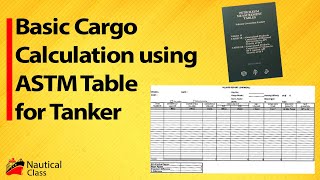 Basic Cargo Calculation using ASTM Table -Tanker | Nautical Class screenshot 3