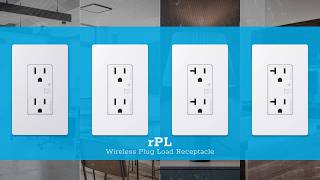 rPL Wireless Plug Load Receptacle with Current Monitoring by nLight®