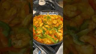 Cooking curry shrimp #cooking #shrimp #food