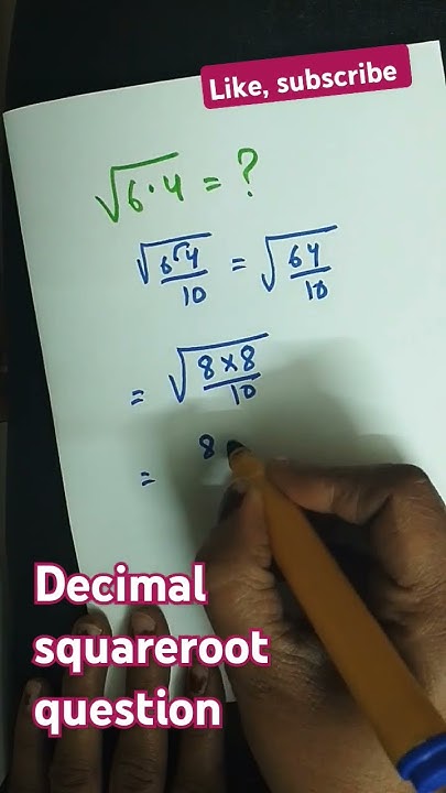 decimal-square-root-questions-shorts-ytshorts-youtube