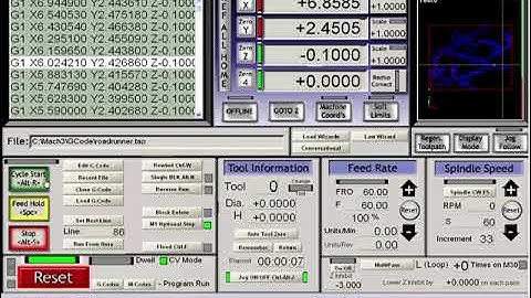 Taking a look at the screens in Mach3