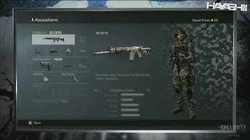 O novo Create a Class! - COD Ghosts Multiplayer 