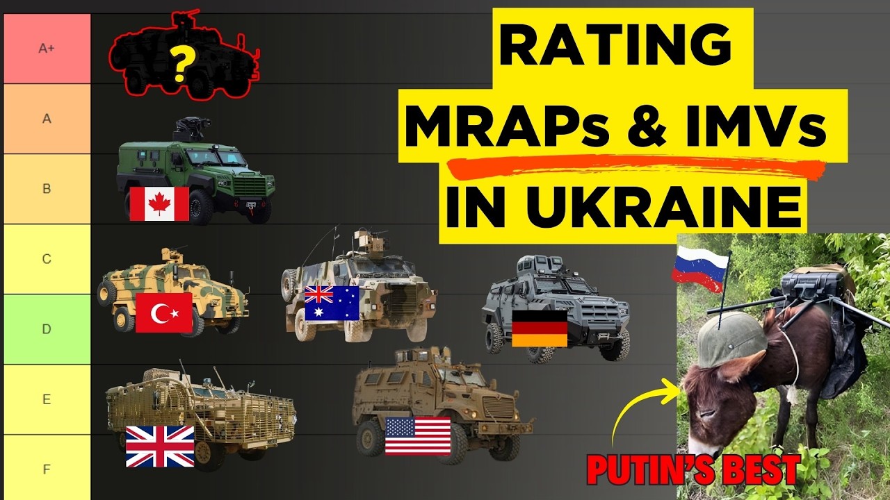 Rating The BEST & WORST Mine Resistant & Infantry Mobility Vehicles in Ukraine