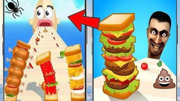 Unique Mobile Gameplay Comparison Which Android,iOS Games Is Better Sandwich Runner #sandwichrunner