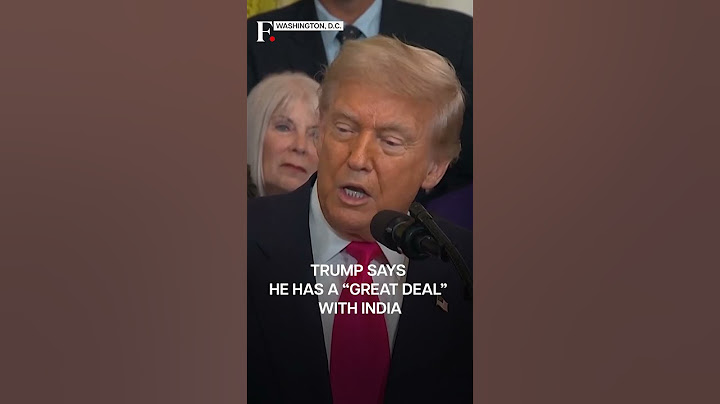 Trump Says US Has A “Very Big” Deal Coming Up With India | Subscribe to Firstpost
