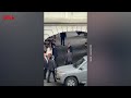 Hier kommt Donald Trump Jr. beim Zunfthaus an